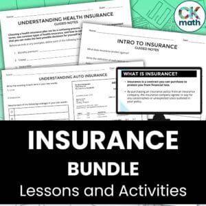 insurance lessons and activities financial literacy