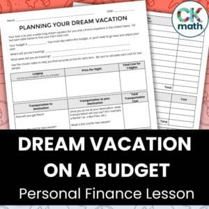 dream vacation on a budget activity