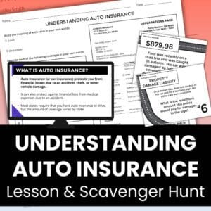auto insurance financial literacy lesson