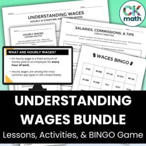 wages and pay lessons and activities