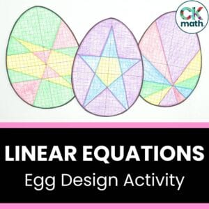 linear equations easter activity