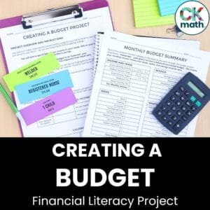 Creating a Budget Project - Real World Financial Literacy Project