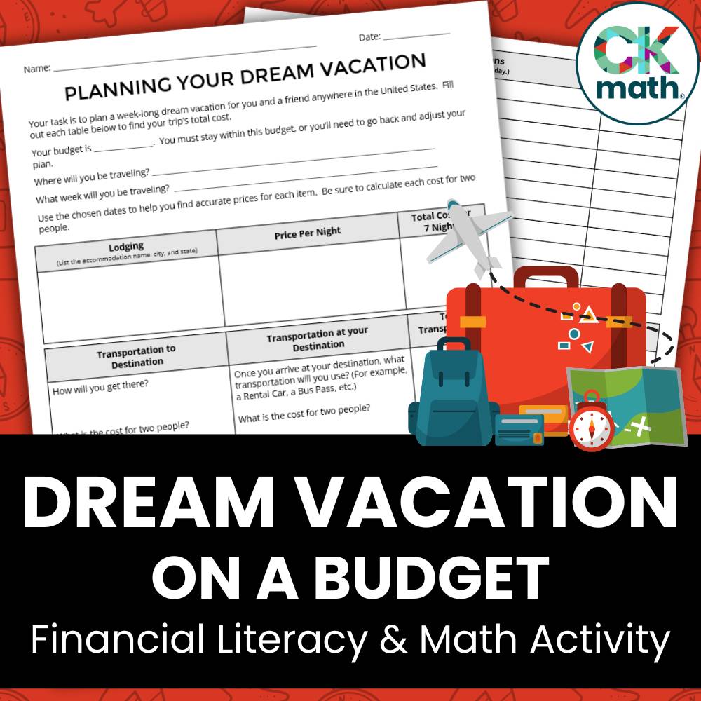 planning a vacation budgeting project
