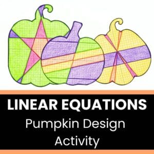 halloween linear equations activity