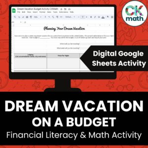 planning a vacation budgeting project