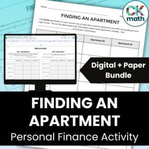 finding an apartment activity