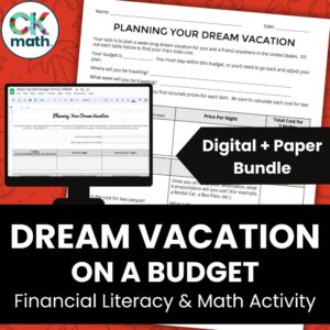planning a vacation budgeting project