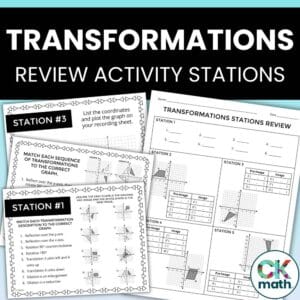 transformations review stations activity