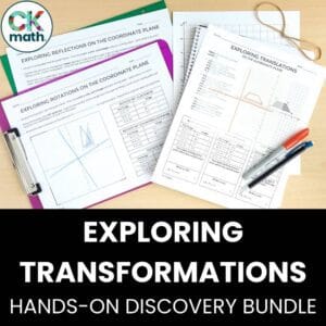 transformations hands on activities