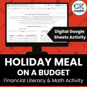 thanksgiving meal activity