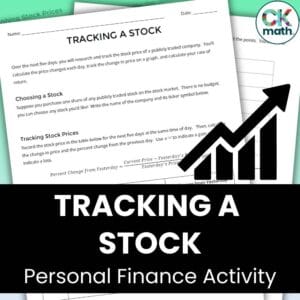Tracking a Stock - Stock Market & Investing Financial Literacy Activity