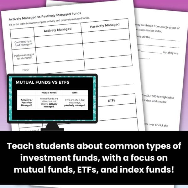 Understanding Investment Funds - Investing Financial Literacy Lesson - Image 3