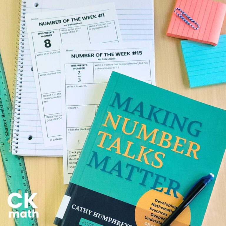 teaching number sense to middle and high school students