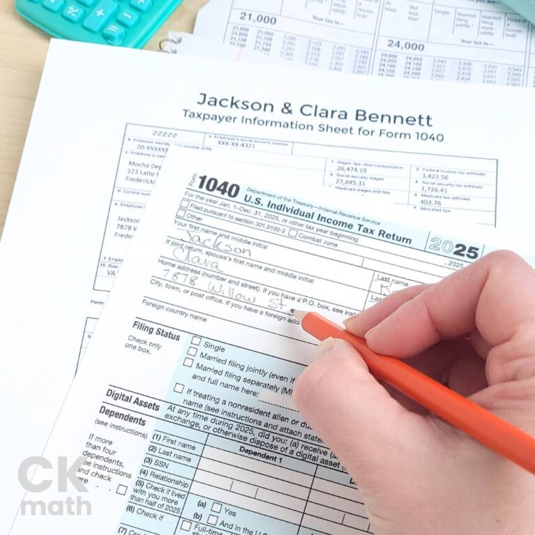 taxes lessons for high school