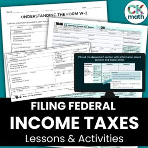 federal income taxes personal finance lesson for high school