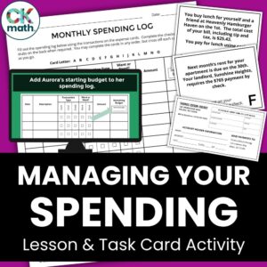 managing spending financial literacy lesson