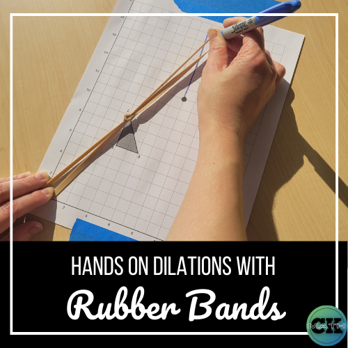 Hands On Dilations using Rubber Bands CKMath
